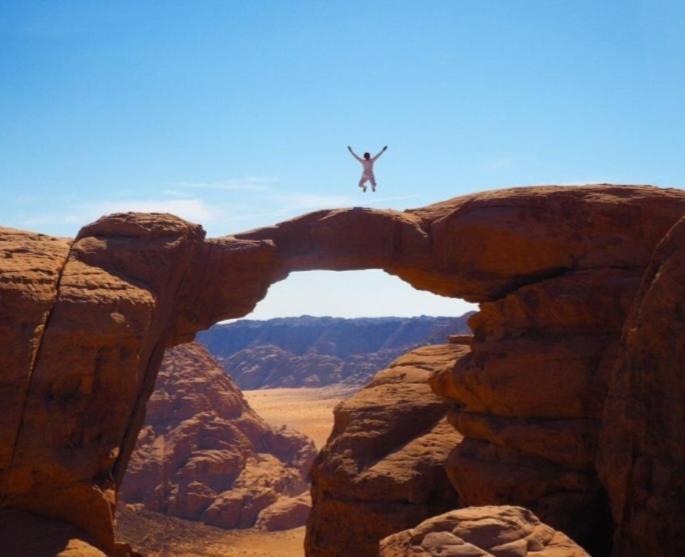 Saleem With Jeep Tour Apartment Wadi Rum Exterior foto